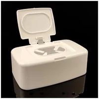 Portable Wet Wipes Storage Box Tissue Box Wipes Dispenser Portable Wipes Napkin Storage Box Holder Container for Car Home Office 2