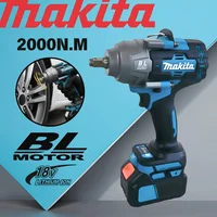 Makita – clé à chocs sans balais 2000Nm, couple élevé, entraînement 1/2 ", outil professionnel de réparation de pneus automobiles, outil de réparation de course 1