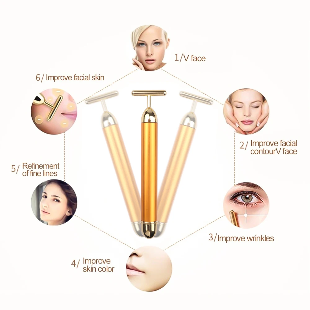 3D Roller Massager Facial Lifting Massager Skincare 360 Rotate Eye Massage Instrument Electric Vibrating Beauty Relaxation Tool facial beauty instrument eye massager facial massager