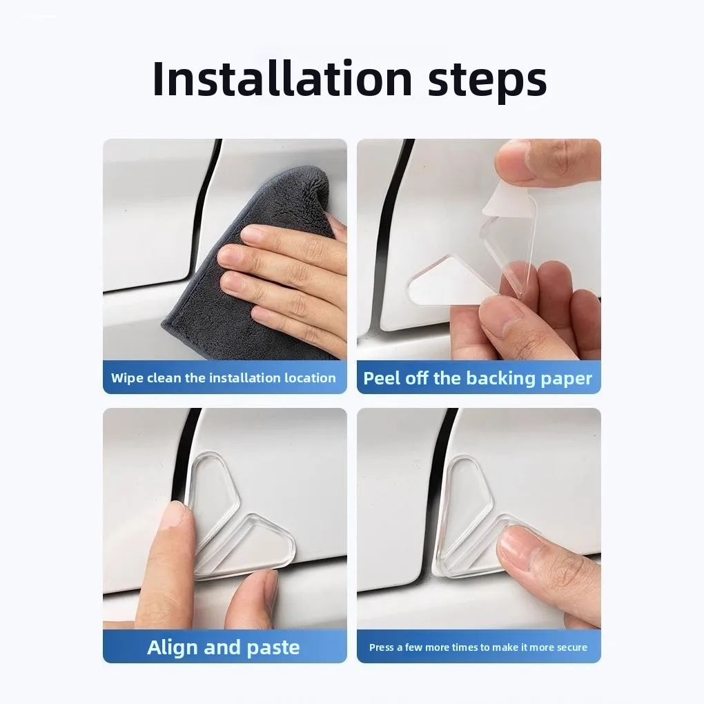 Invisible Anti-Collision Car Door Protector - Scratch-Proof Clear Edge Guard Bumper Sticker