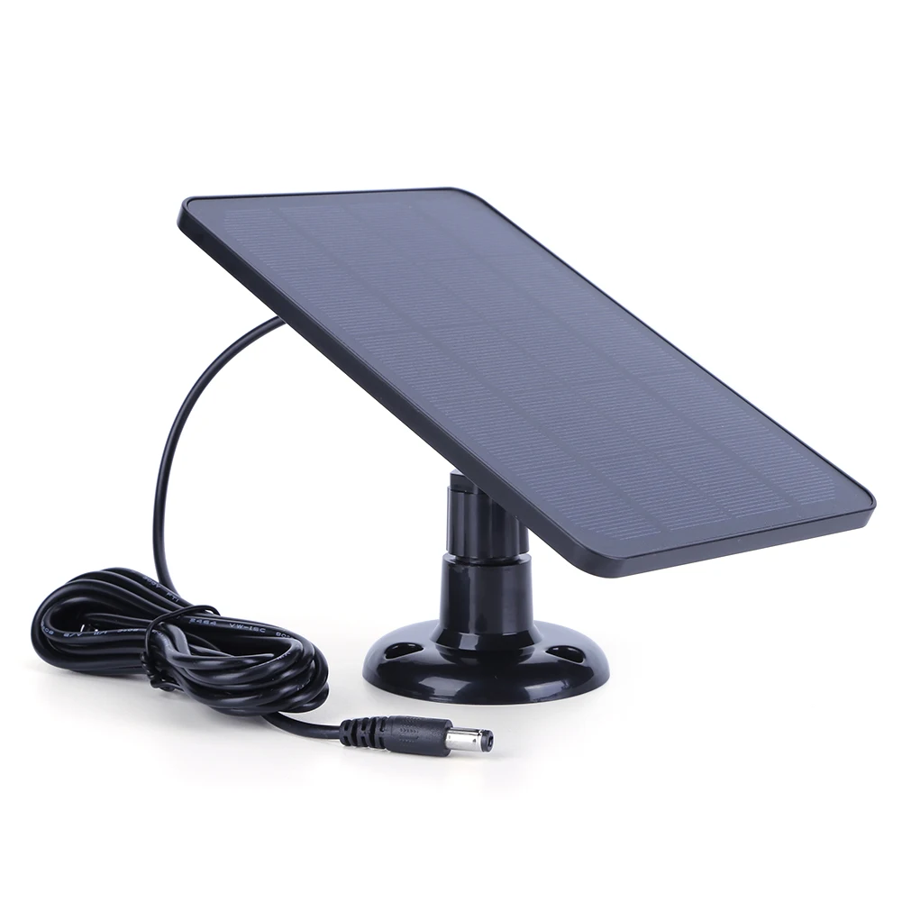 Waterproof Solar Panel Charger for Outdoor Security Camera