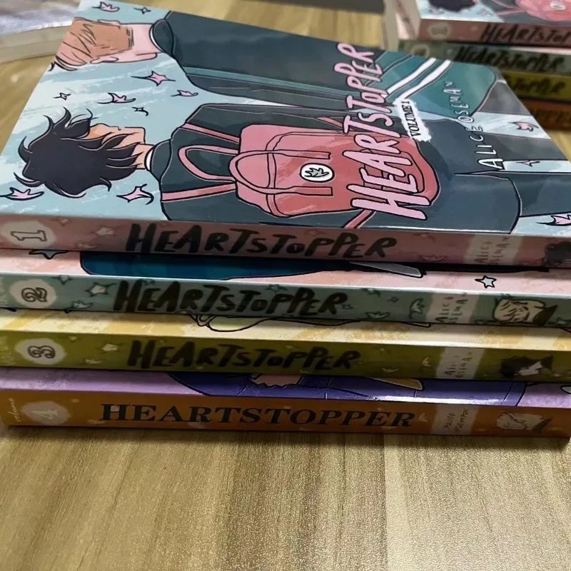 Heartstopper Series Volume 1-4 Books Set By Alice Oseman