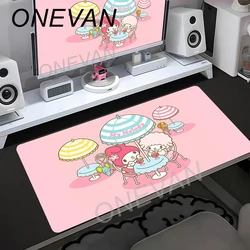 Cute My Melody Pink Anime Mouse Pad - Large Cartoon Table Mat & Keyboard Accessory (90x40 cm) - 60x30cm (F - 000008)