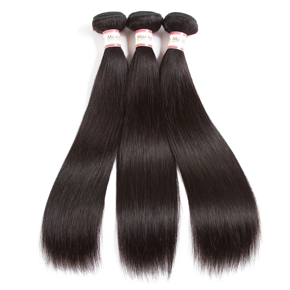Brazilian Straight Human Hair Bundles 28 30inch Remy Hair Extensions For Women Nature Color 1/3/4pc Cheap Straight Weave Bundles