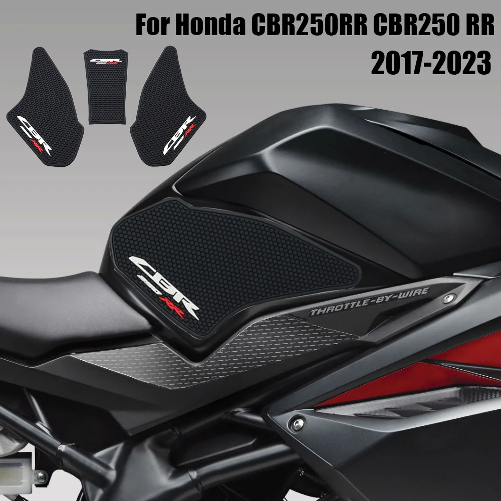 

Motorcycle Anti-slip Tank Pad Sticker Knee Grip Protection Decal Accessories WaterproofWaterproof For Honda CBR250RR CBR250 RR