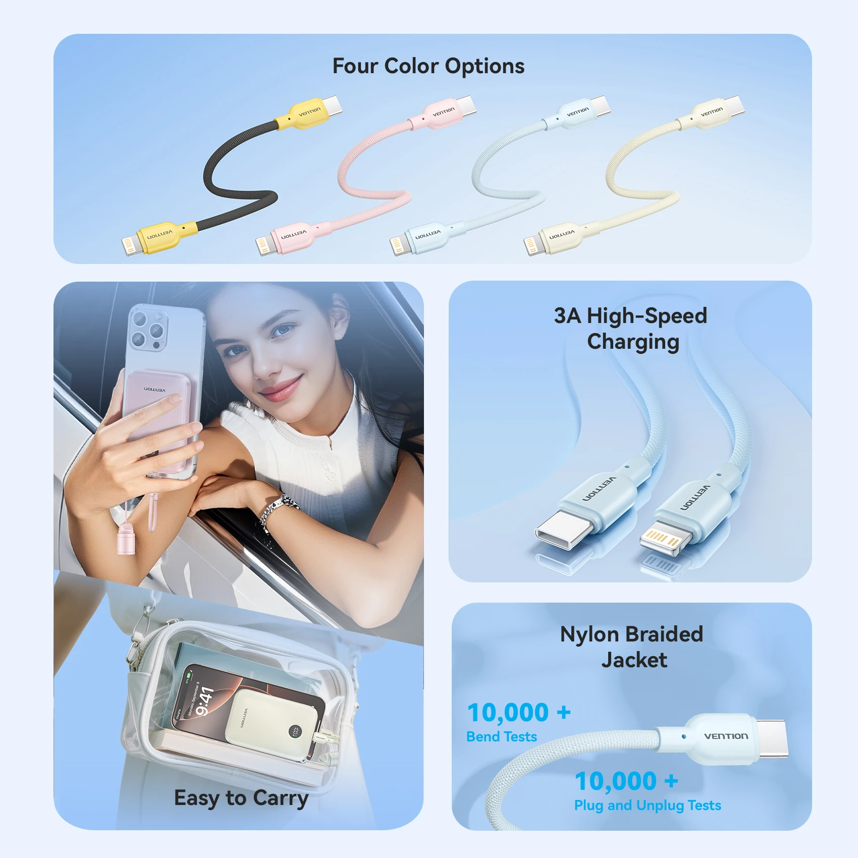 รูปสินค้า สายชาร์จ USB-C เร็ว 27W สำหรับ iPhone 14/13/12