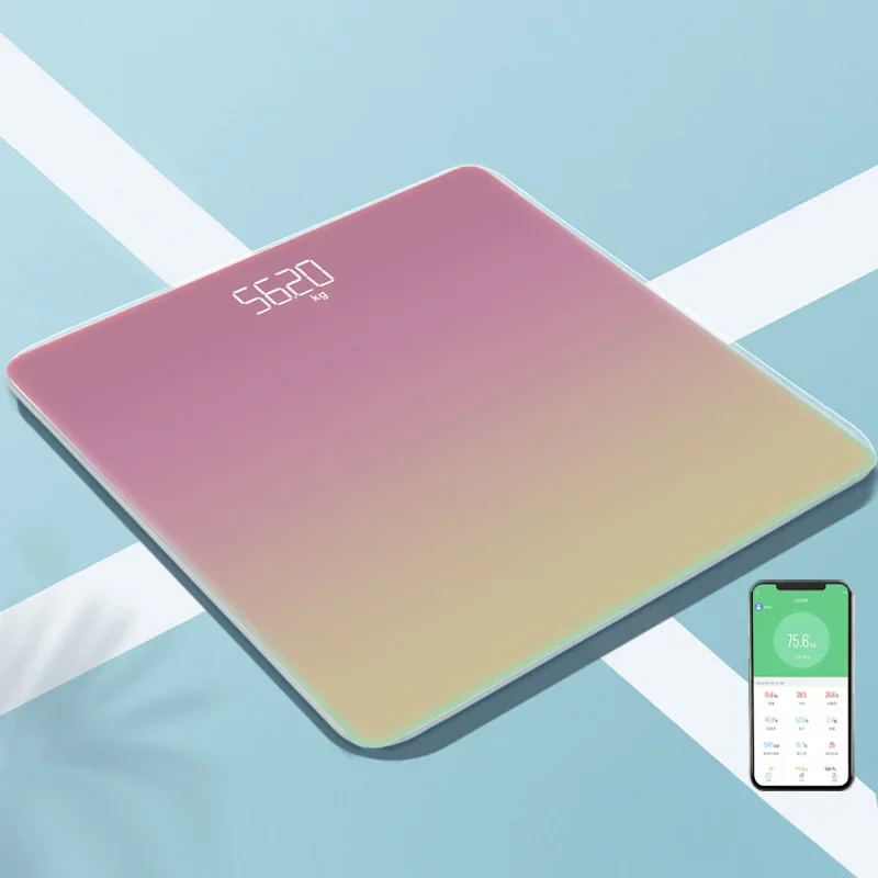 Home Professional Fat Measuring Electronic Weight Scale  Gradient Body Fat Scale LED Intelligent Human Electronic Scale 2
