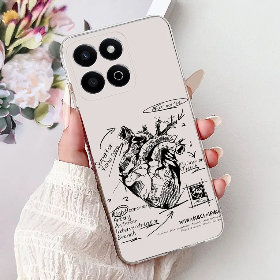 Luxury Marble Painted Soft Clear Silicone Protective Cover