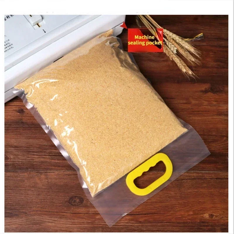20pcs Rice Plastic Packaging Bags Moisture-proof and Insect Proof Food Storage Sealed Bags Hand-held Vacuum Packaging 5kg 10kg 2