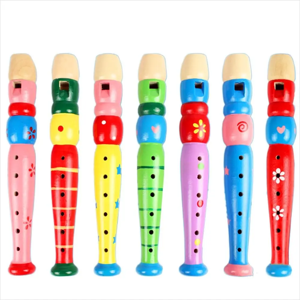 Colorful Wooden Kids Flute 1