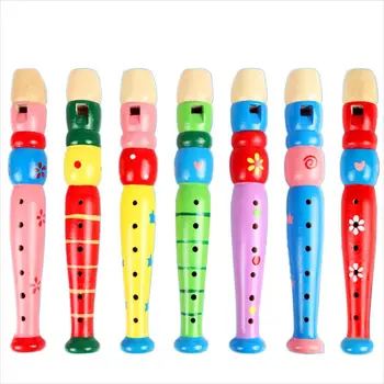 Colorful Wooden Kids Flute 1