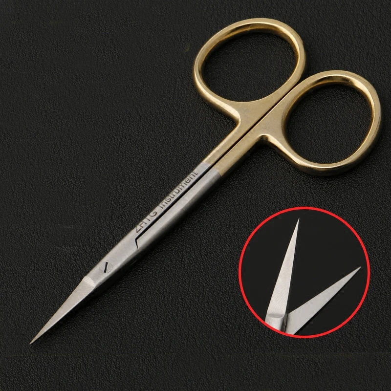

double eyelid scissors elbow beauty plastic stainless steel ophthalmic equipment surgery tool scissors