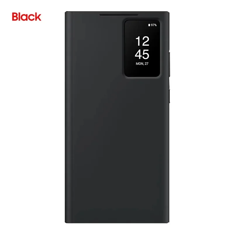 Orijinal Samsung Galaxy S23 Ultra Akıllı Görünüm Cüzdan Flip Case Galaxy S23Ultra Akıllı Görünüm Telefon Kapağı SM-S918B