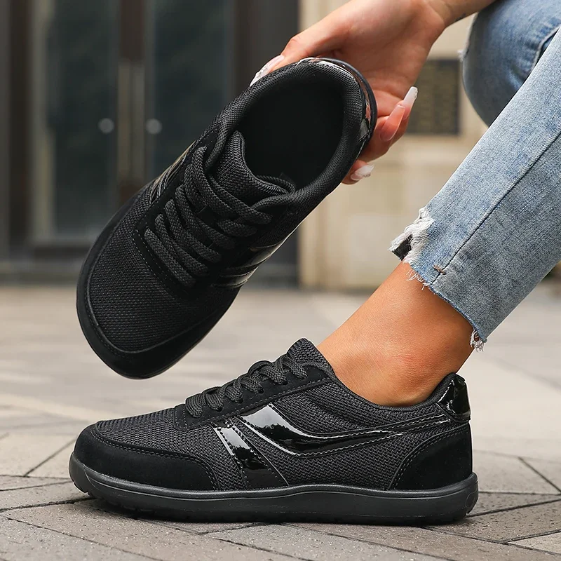 Enhanced Women's Wide Toe Box Cushioned Running Shoes – Non-Slip, Lightweight, and Breathable