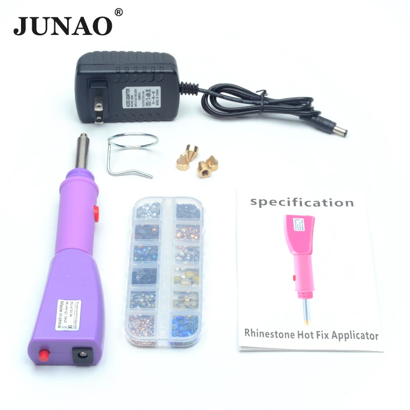 AAAAA Hotfix Applicator Automatically Pick Up HotFix Rhinestone Set Wand Tool  Kit with 2 Box High Quality Crystal Rhinestone - AliExpress