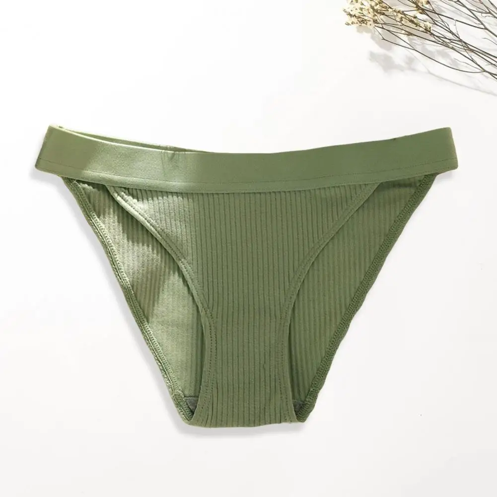 

Girls Panties Popular Comfortable Fine Sewing Women Pure Color Slim Fit Panties Daily Wear Female Briefs Soft Underpants