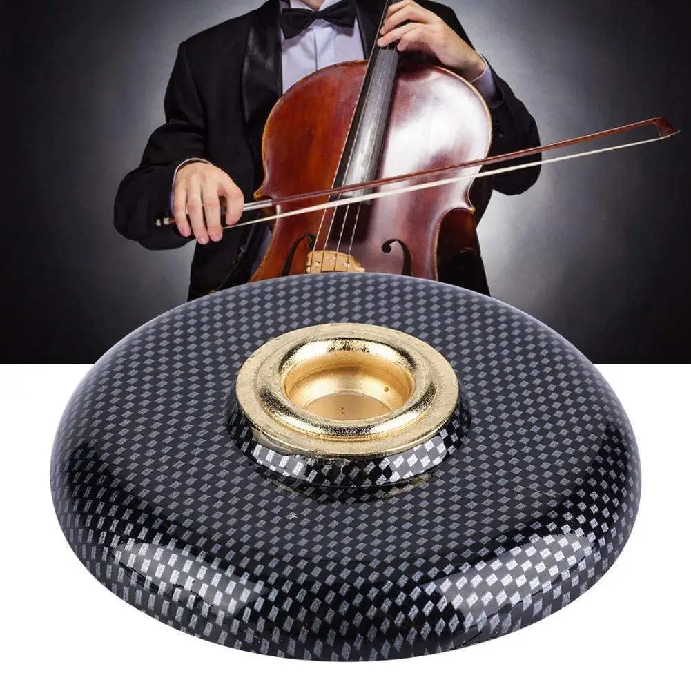 Cello Endpin Stopper Black Anti-slip Mat Endpin Stand Rest Holder Round Pad Accessories Support For Cello Music Accesoriz K9n5