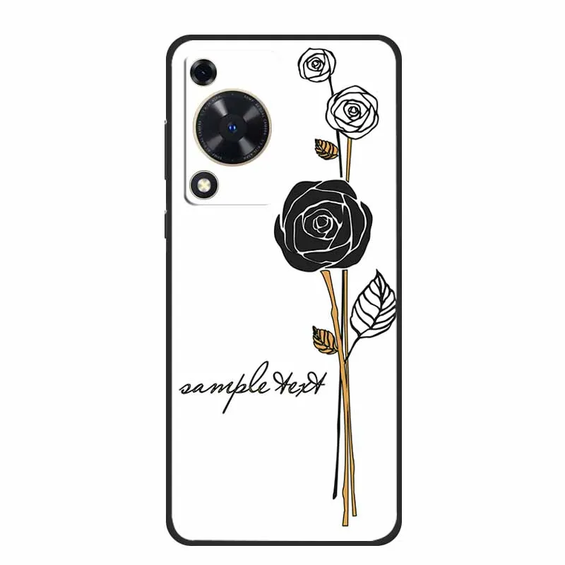 Embossed 3D Shockproof Silicone Phone Case - Soft Protective Cover
