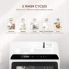 Countertop Dishwashers, Compact Dishwashers with 5 L Built-in Water Tank & Inlet Hose, 5 Washing Programs, Baby Care, A 2