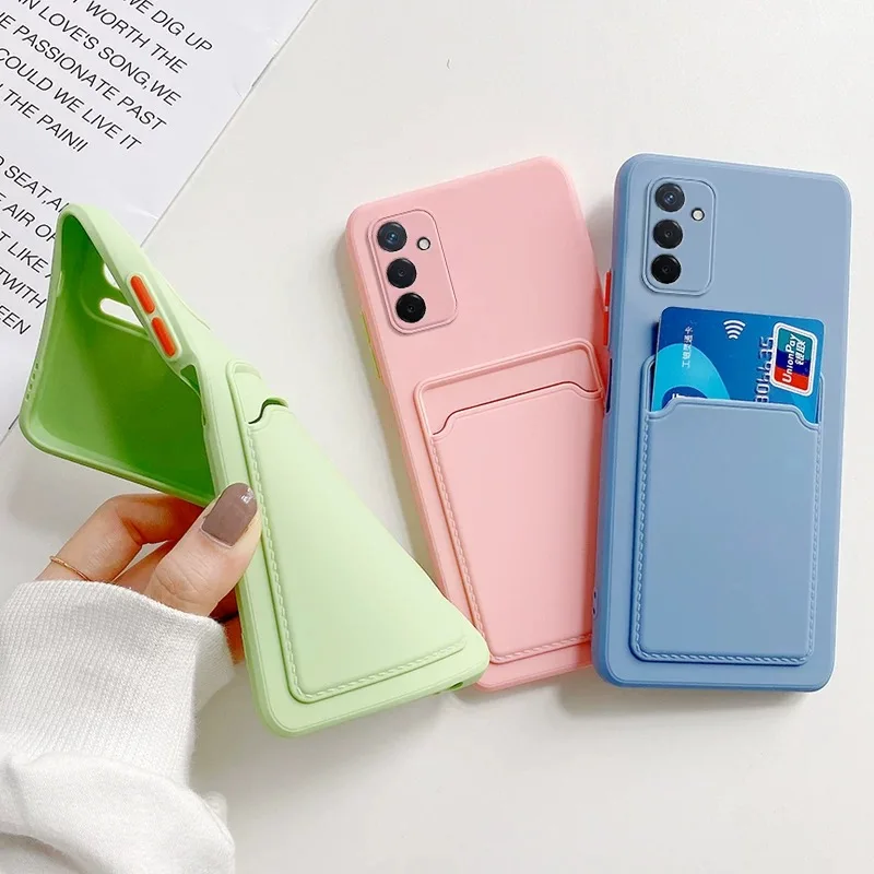 Luxury Cardholder Wallet Case - Ultra Thin Shockproof Soft Cover
