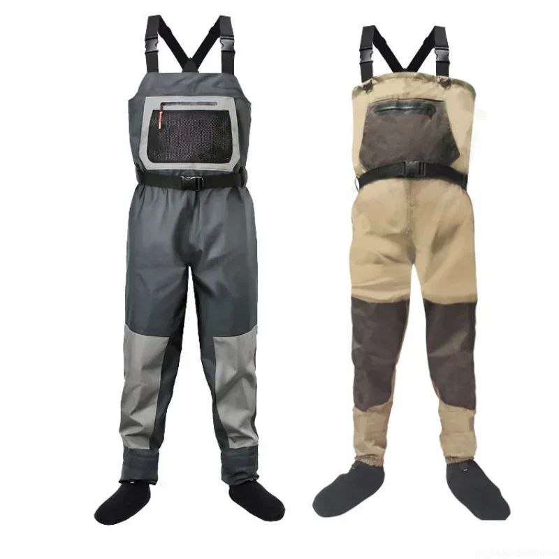 New Fly Fishing Children to Adults Waders Neoprene Foot for Men Raft Quick-dry Waterproof and Breathable