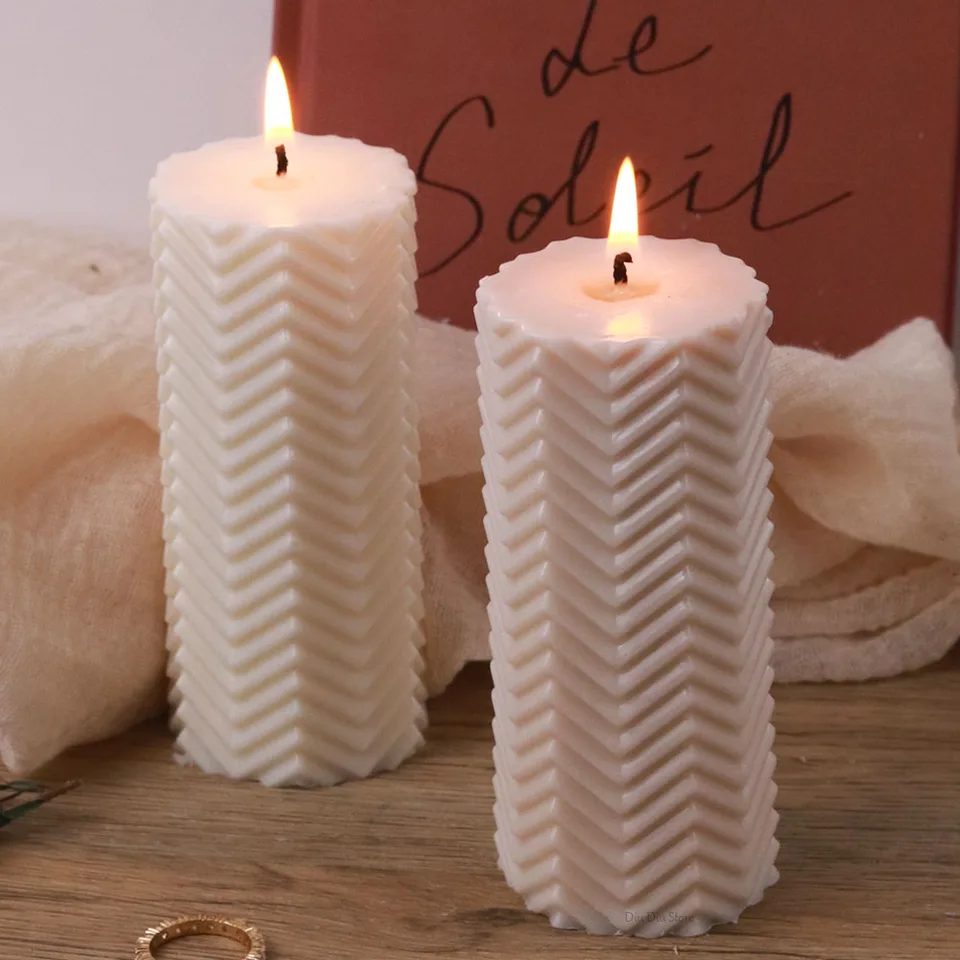 Stampi di Lusso per Candele in Silicone per Cera da Aromaterapia