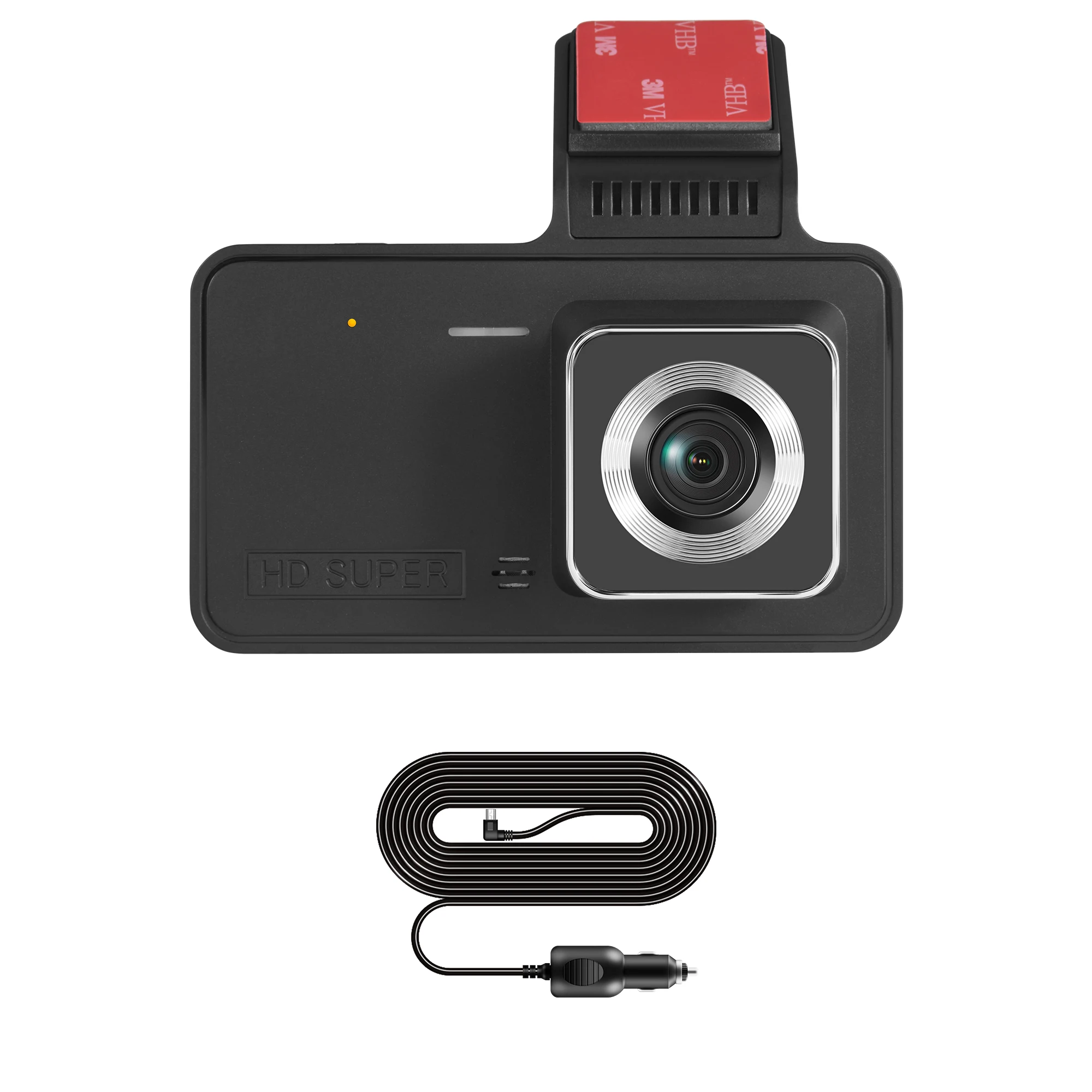 Pxton 4.0In Dash Cam Car DVR 24 1080P Dash Camera Dual Lens Video