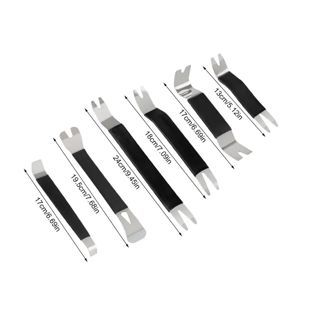 Auto Trim Removal Tool Kit 6X Automotive Trim Removal Tool Set Trim Tool Kit Multi-Function Auto Body Tools for Car Door Clip