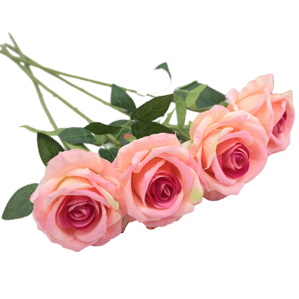 

10piece Elegant Silk Rose Flowers For Weddings And Home Decorations Eco-Friendly And Versatile No Harm To Skin Blue color