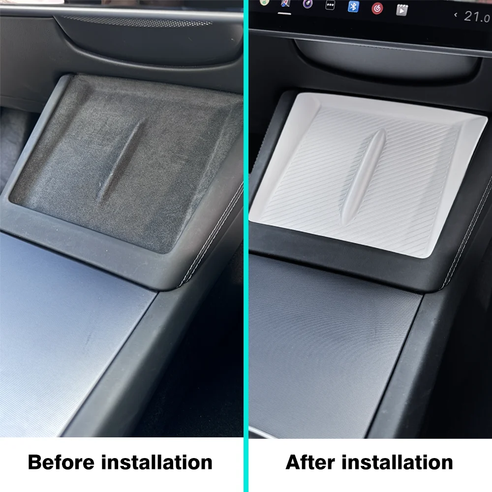 For TESLA Model Y Juniper Launch 2025 Model 3 2024 Highland Wireless Charging Si
