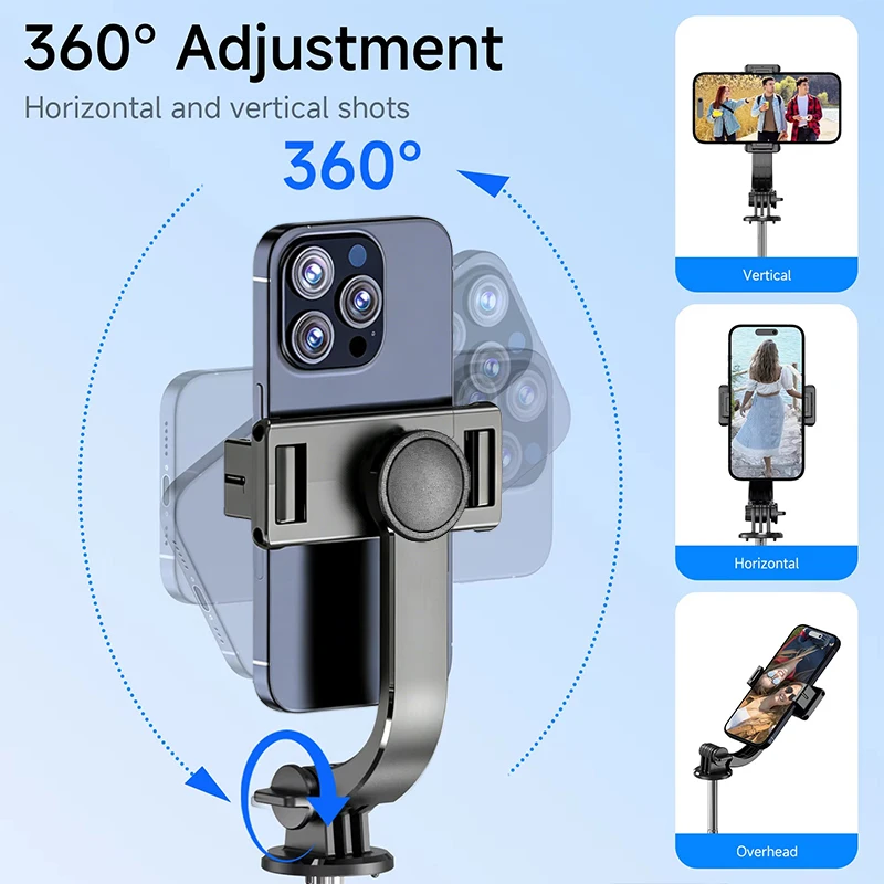 Wireless Remote Selfie Stick Mobile Phone Stand Anti Shake Retractable Tripod Iphone Android Smartphone Shooting Vlog