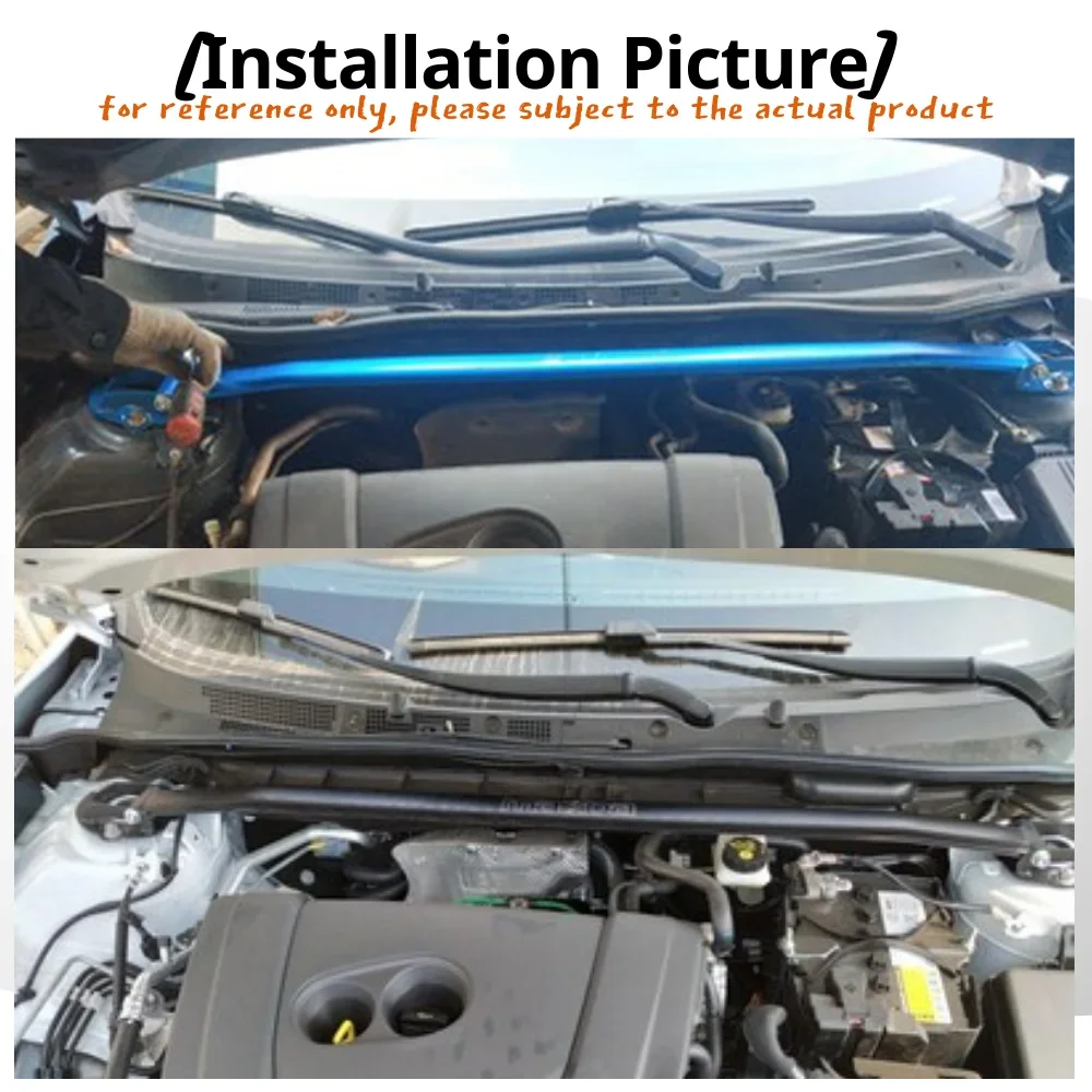 Front Strut Bar Tower Brace Upper Shock Stabilizer STB Anti-Roll Sway Bar For Mazda 3 Axela MK3 BM BN 2013- For Mazda CX-4