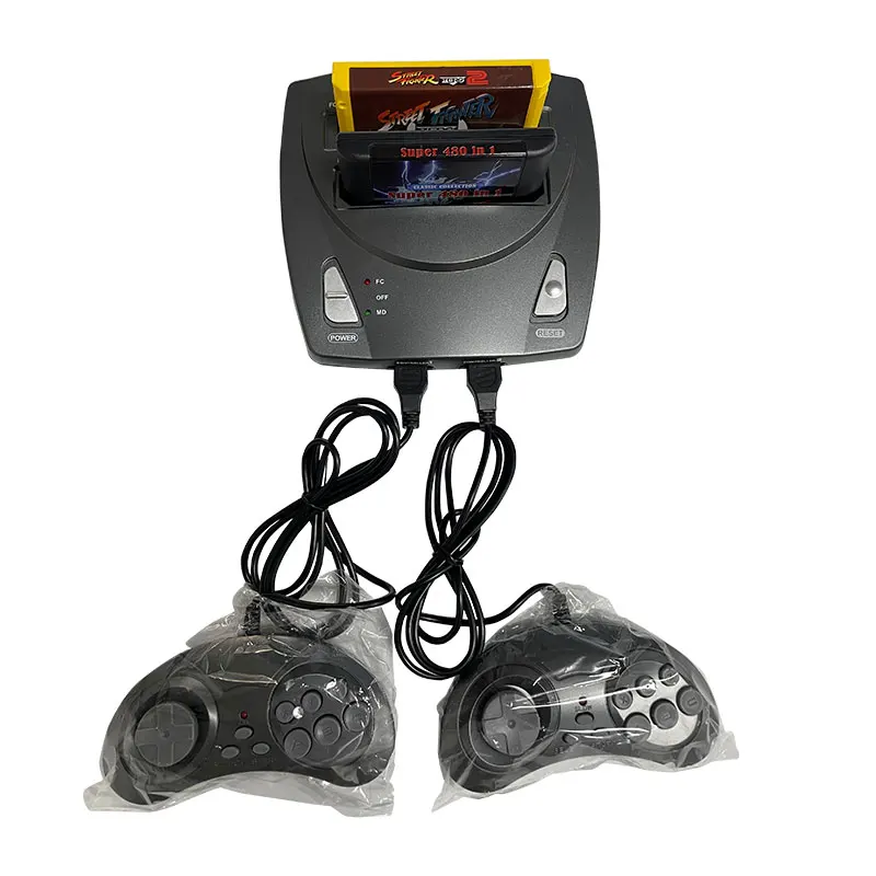 Retro Video Game Console Family Computer Sega Genesis Mega