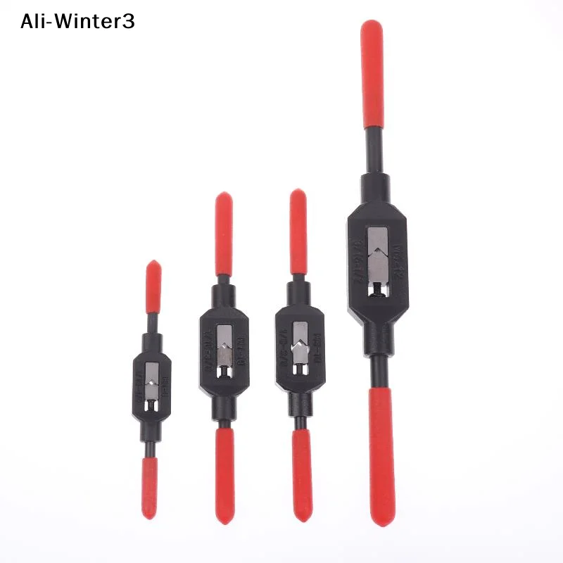 【W3】M1-M8/M1-M10/M3-M10/M4-M12 미터법 탭용 조정 가능한 탭 렌치 핸들 초경질 고탄소강 탭 리머 수공구