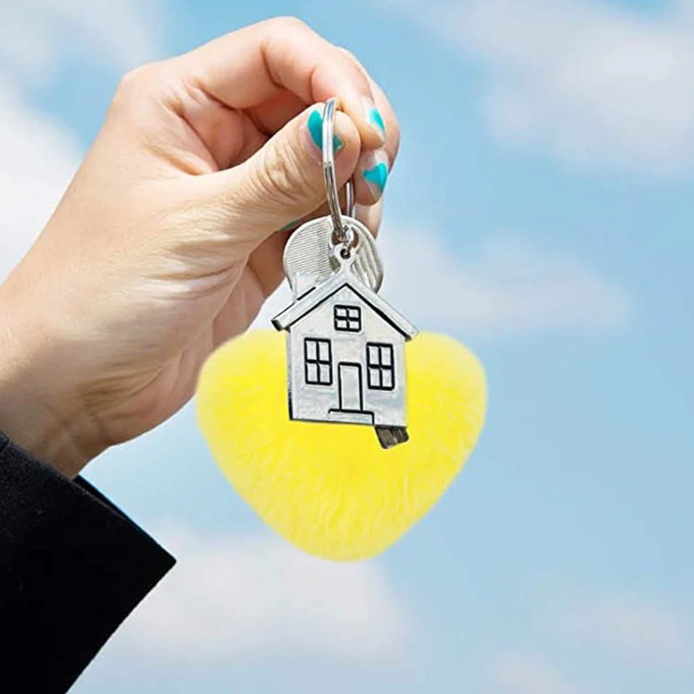 

12 шт., подвеска для брелока в виде сердца