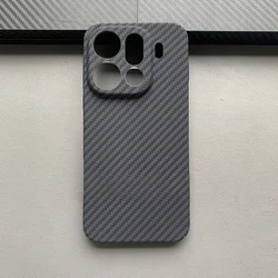 Carbon Fibre Slim Protective Hard Back Cover Case համար Smartphone - Oppo Find X9 (Black)