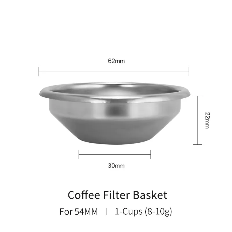 54 מ "מ קפה בקבוק 54 מ" מ עבור ברוויל 870 878 880 עם סל מסנן להחלפה בית מטבח
