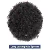 Afro Toupee For Men 6" Curly Wig Mono Male Hair Prosthesis 100% Natural Human Hair Men's Wigs Capillary Replacement System Unit 4