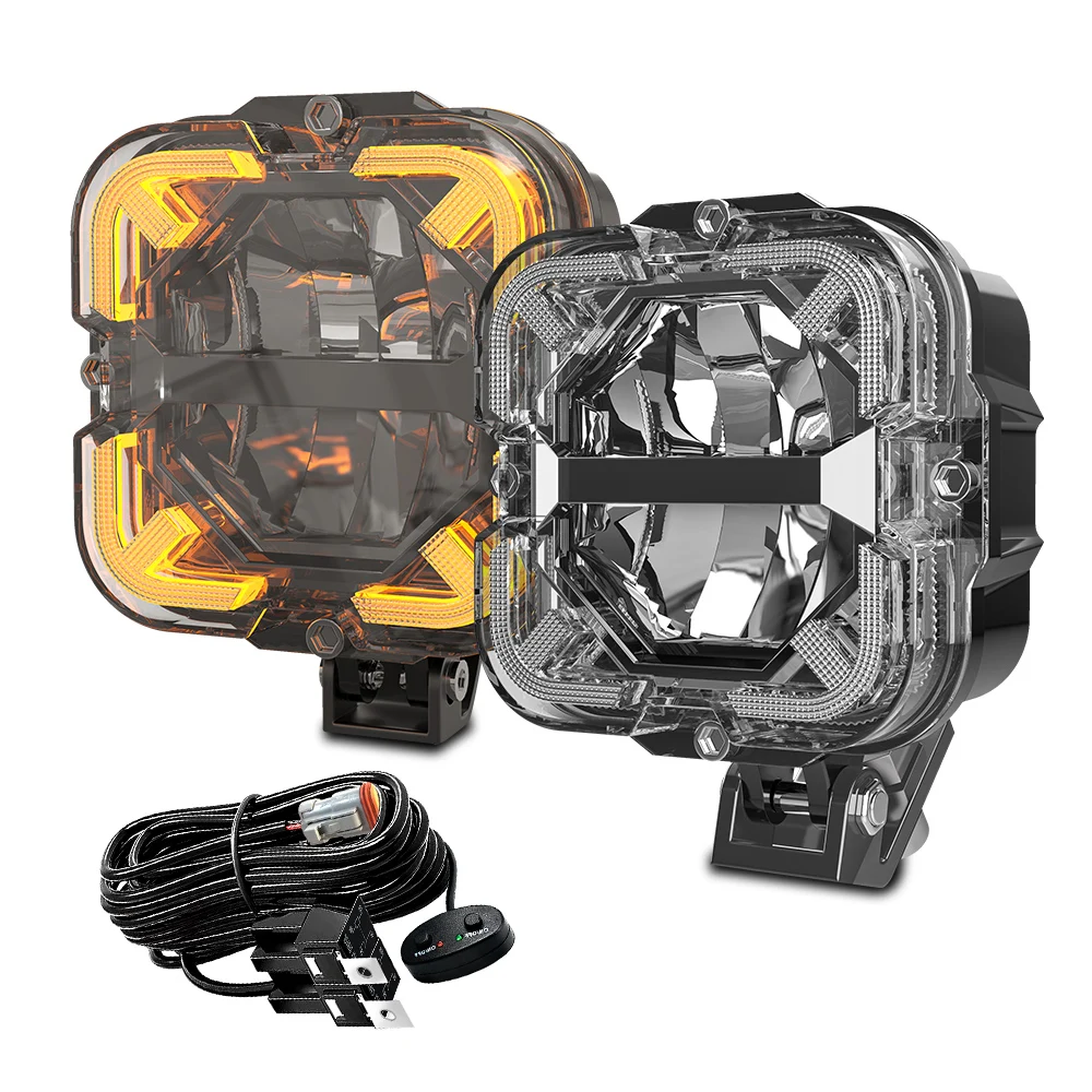 ليد بار 65 واط أبيض وأصفر