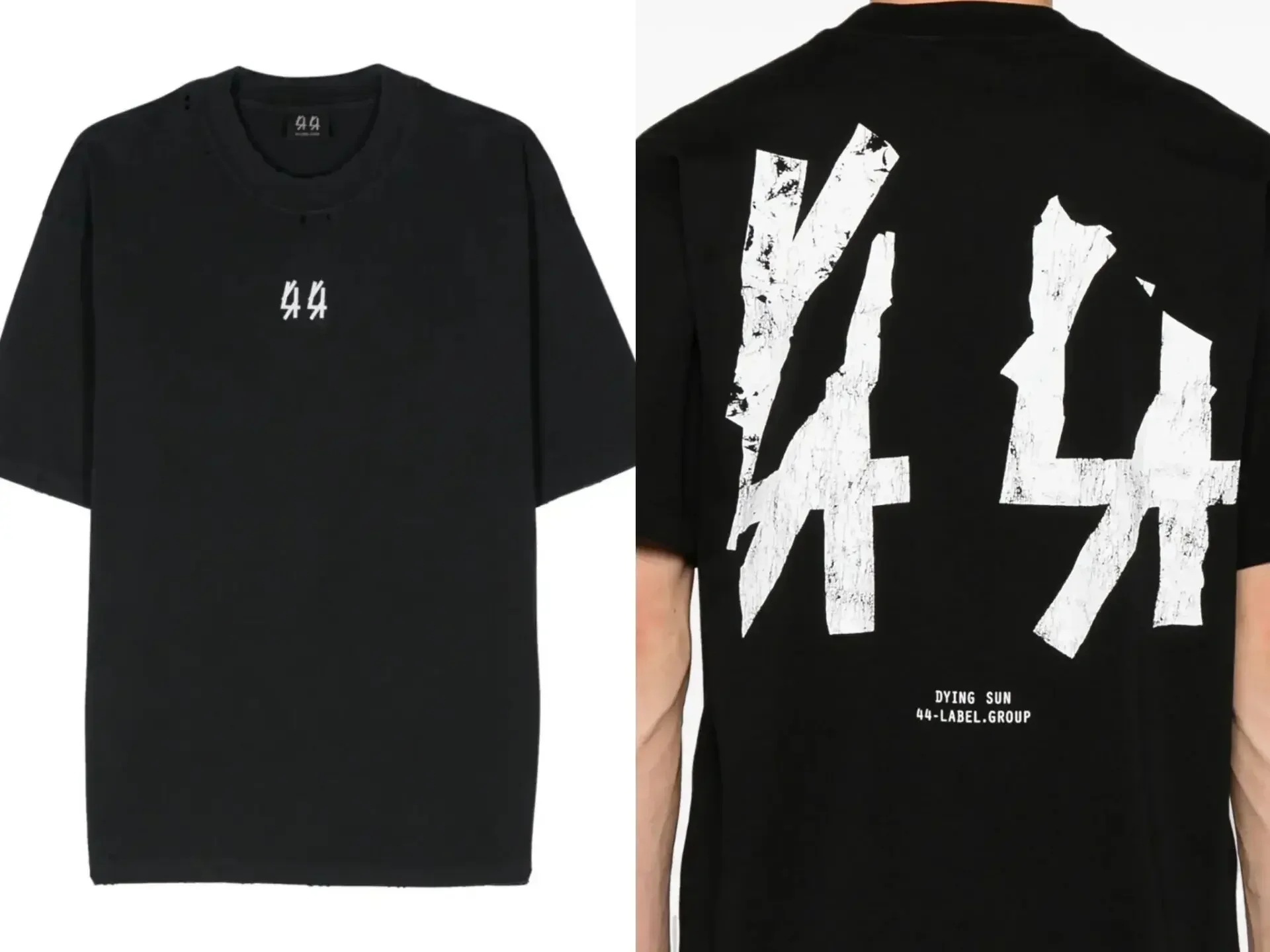 2024 44 LABEL GROUP Cotton T-shirt Men's Women‘s Hip Hop Letter Printed TShirt Quality Designer Brand Tee Tops Streetwear 4