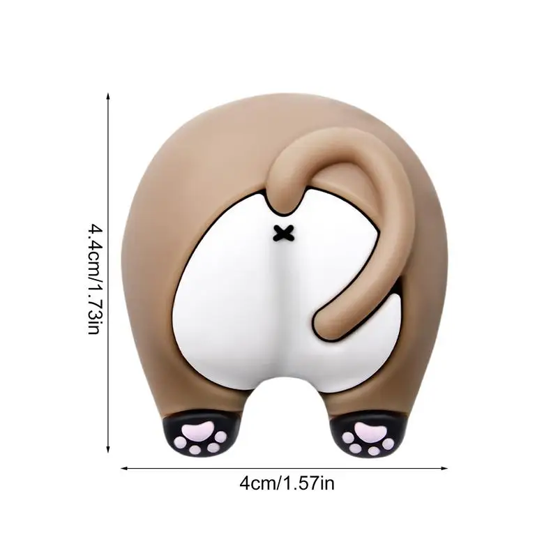 3Pcs cartoon door handle stopper no drilling required sticky wall shock absorber door handle stopper protector