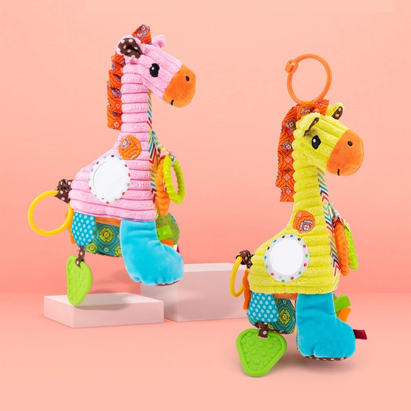 Giraffe Baby Rattle Ring Bell Giraffe Toys Baby Rattle Baby Toys