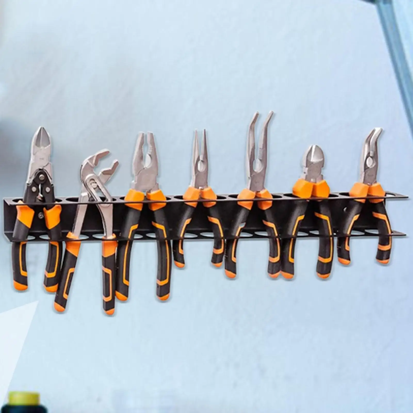 Screwdriver Tool Organizer Holder Pliers Hammer Wrench Tools Holder Wall Mount Hand Tools Metal Storage Rack Shelf For Workshop