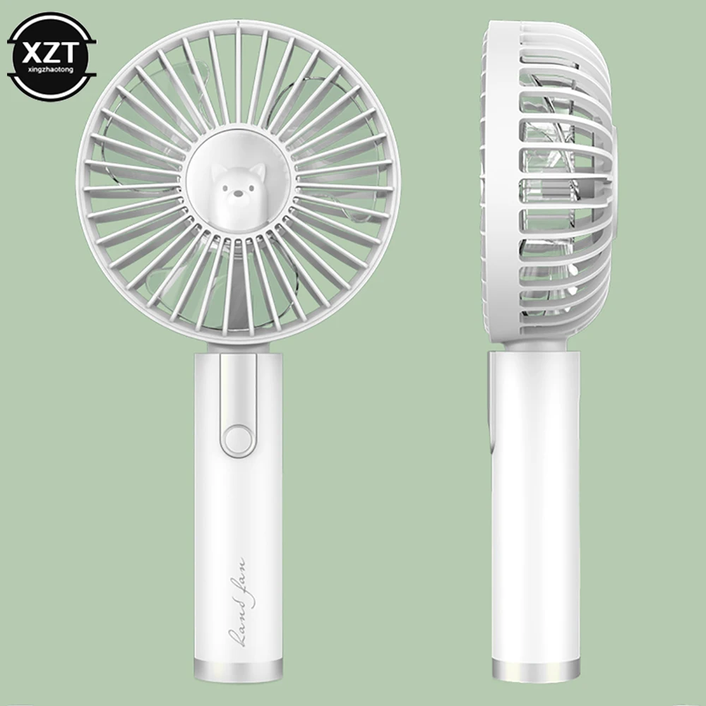 Handheld Fan Summer Portable Mini Fan 3 Speed Adjustable Fans USB Rechargeable Desk Handheld Air Conditioner Cooler Outside Travel Artifact