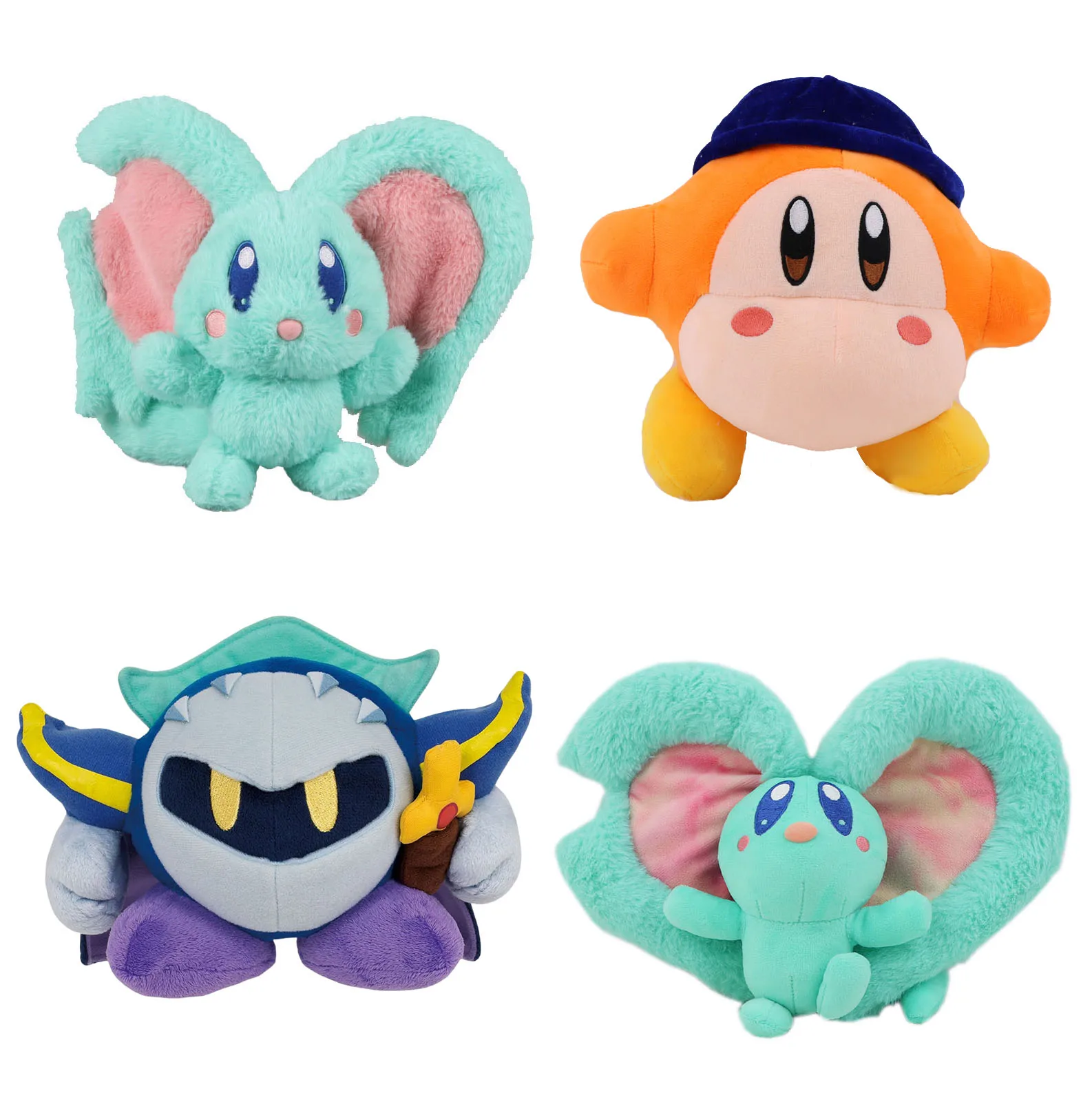 Kawai Meta Knight Plush Toy Elfilin And Waddle Dee Anime Plush Toys Cute Plush Stuffed Dolls