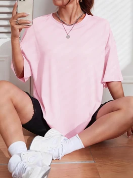 21 Color Solid Color Summer 100% Cotton Womens T Shirt Sport Multicolor T-Shirts Loose Casual Short Sleeve Unisex Fashion Tops 1