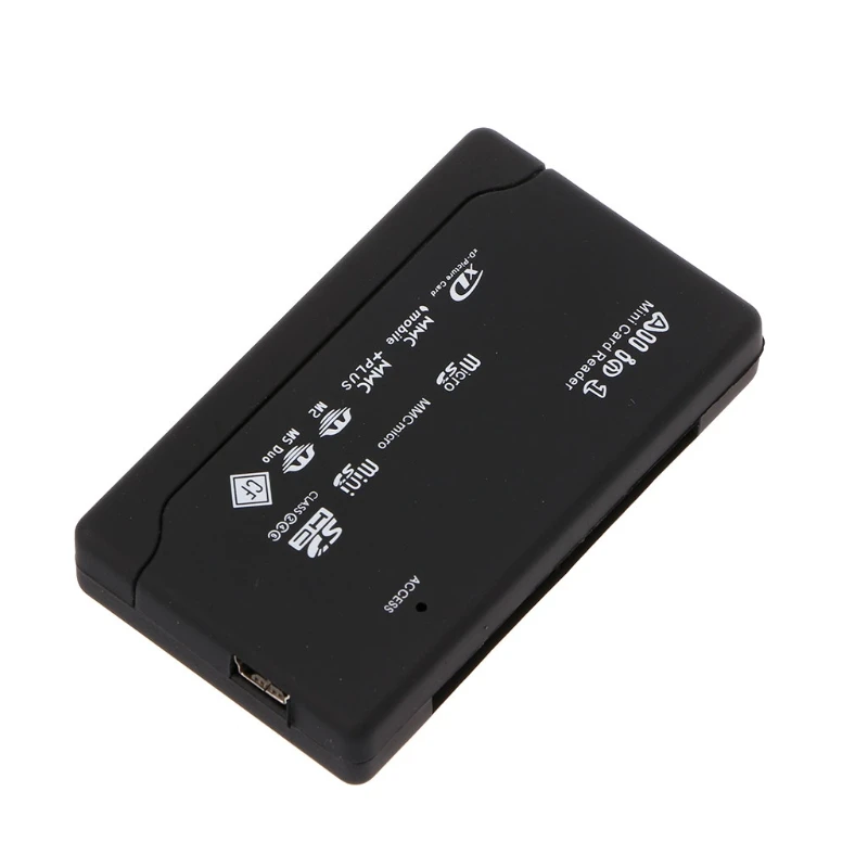Memory Card Reader Portable SD Card Reader Writer USB All-in-1 Read Flash Memory Cards Simultaneously Universal Adapter Multi Hub For CF XD
