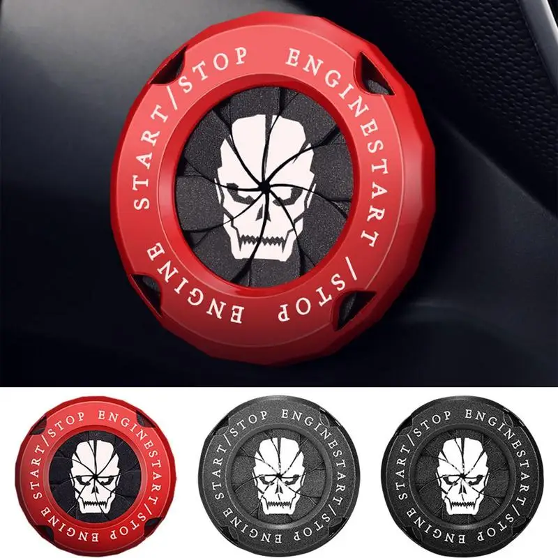 

Защитная крышка кнопки запуска автомобиля, одна кнопка запуска, переключатель зажигания, Вращающаяся крышка, крышка кнопки запуска двигателя