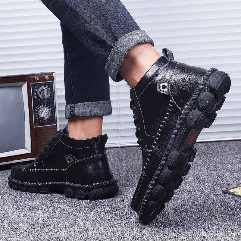 Men's Comfortable Rubber Ankle Boots