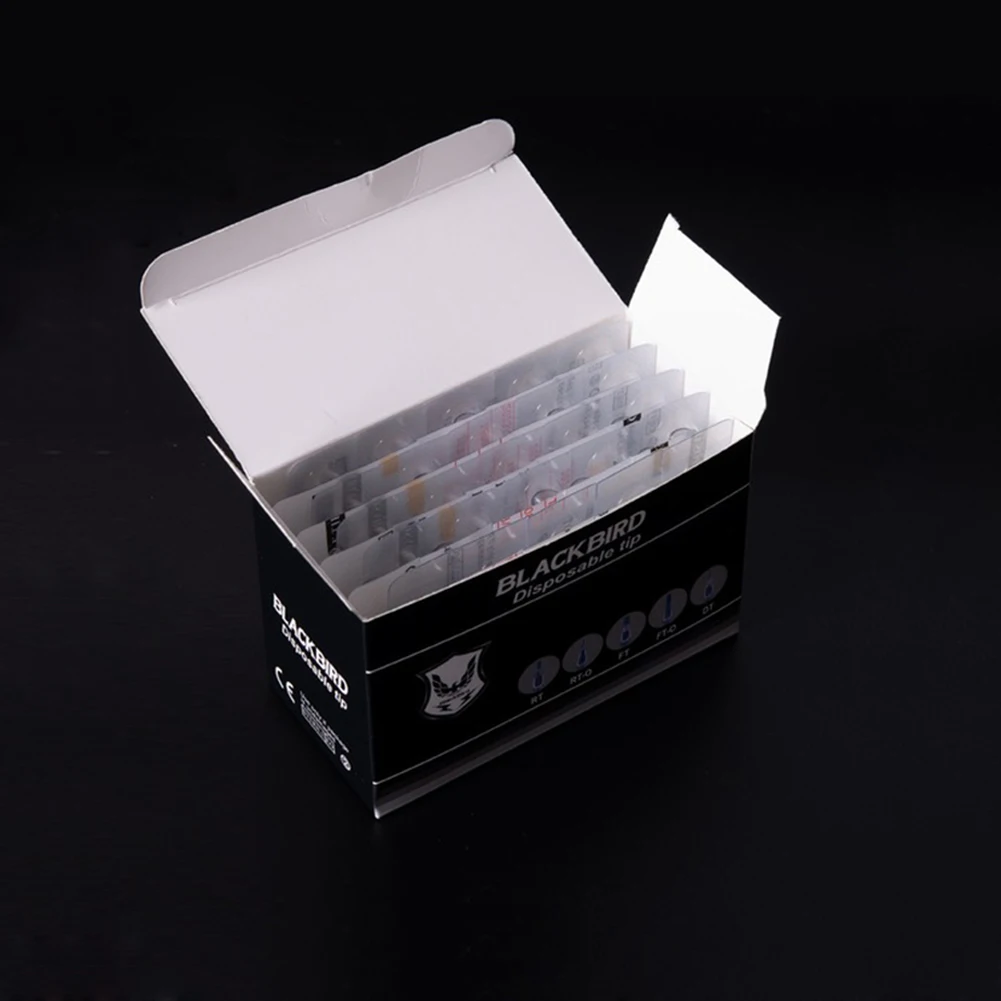 50Pcs/box Disposable 3/5/7/9/11/14/18DT/RT Transparent Tattoo Needle Plastic Tips Kit Tattoo Machine Sterile Nozzle Tatto Supply
